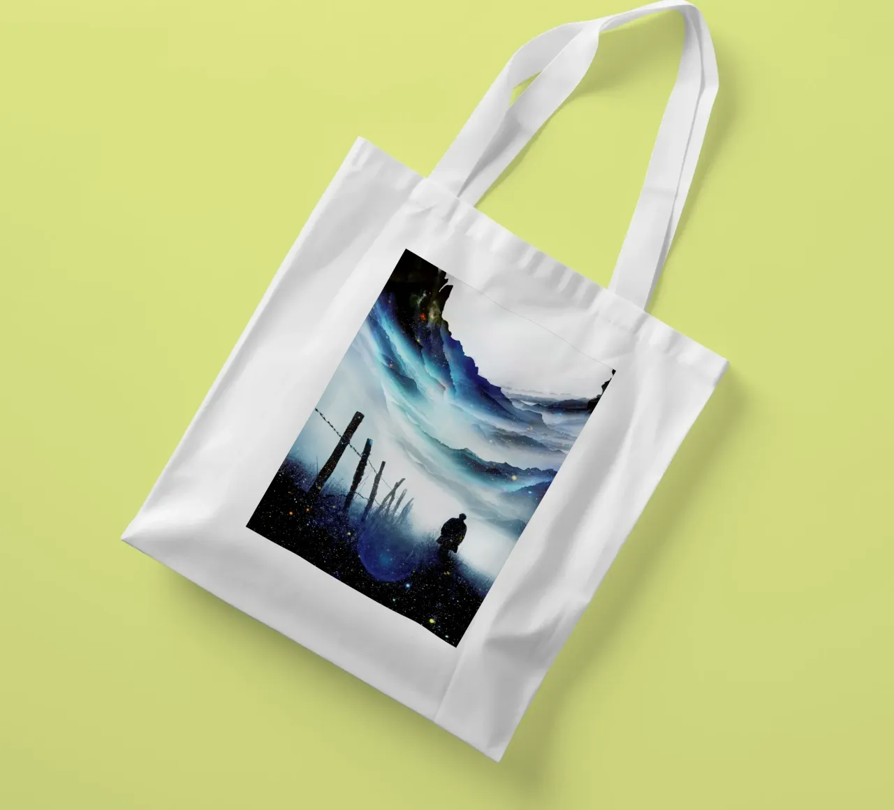 The Abyss a Star Time Traveler tote bag by Stoian Hitrov