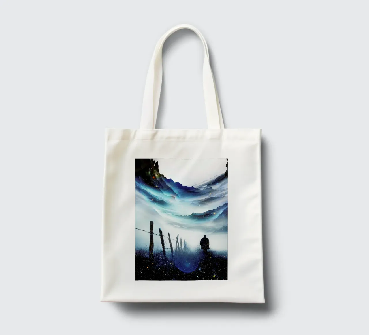 The Abyss a Star Time Traveler tote bag by Stoian Hitrov