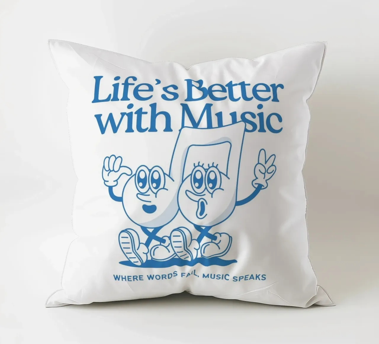 LIFE‘S BETTER WITH MUSIC cuscino da Einfach Uebel