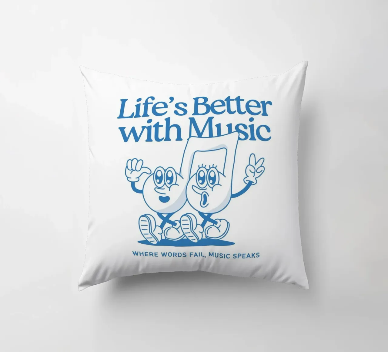 LIFE‘S BETTER WITH MUSIC cuscino da Einfach Uebel
