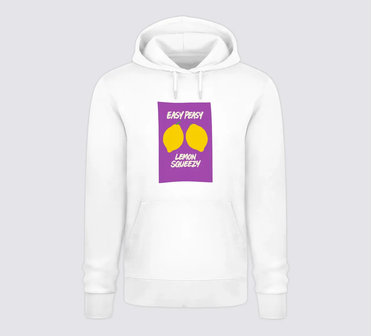 Purple Pop & Citrus Drop felpa con cappuccio da QuooodZ by MooodzArt
