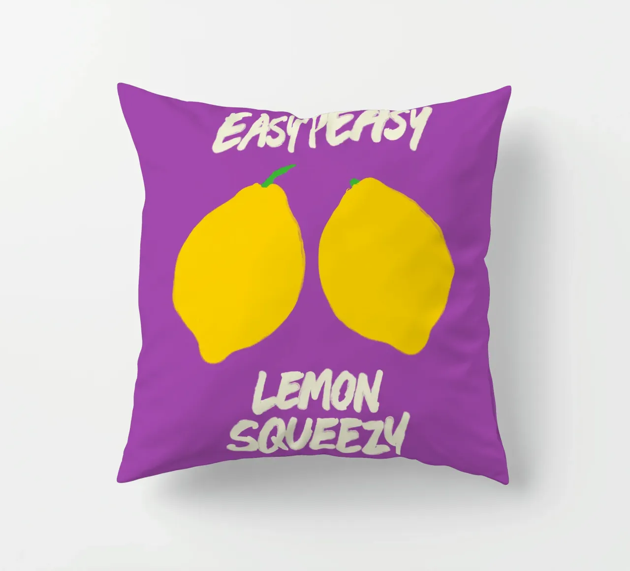 Purple Pop & Citrus Drop cuscino da QuooodZ by MooodzArt