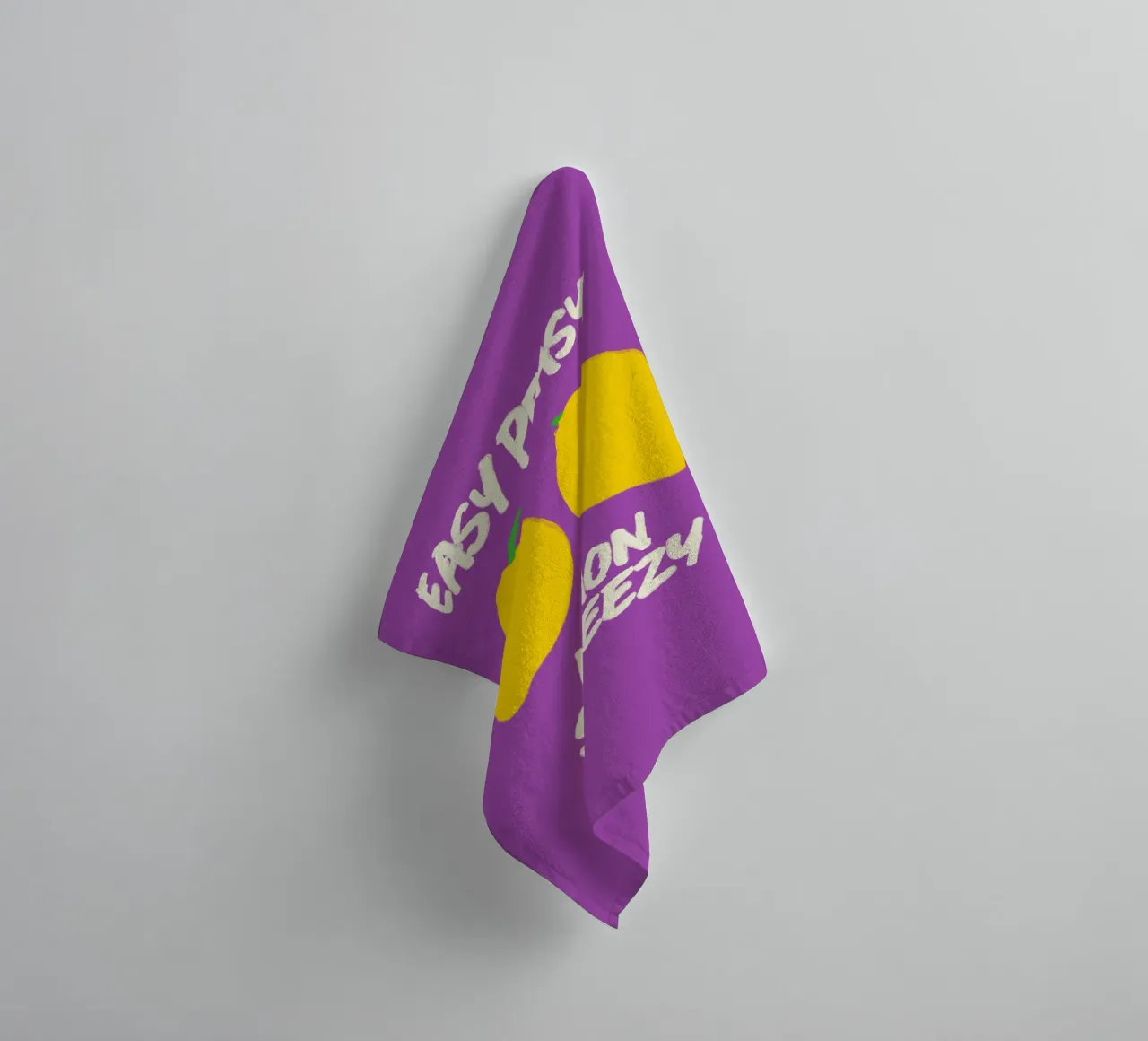 Purple Pop & Citrus Drop asciugamano da bagno da QuooodZ by MooodzArt