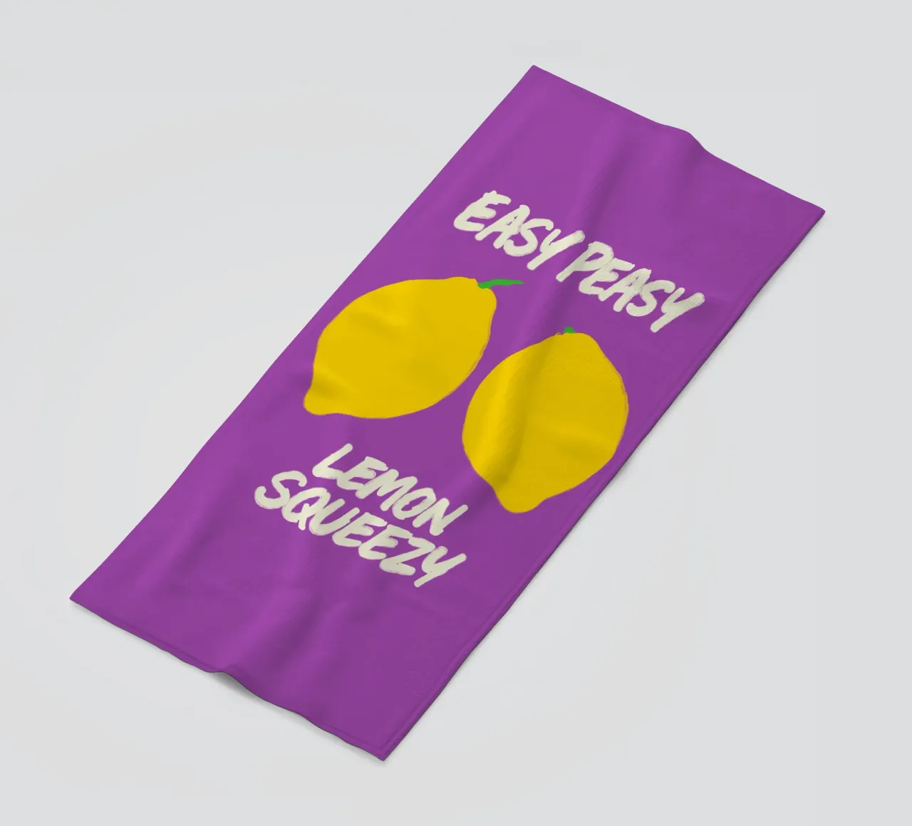 Purple Pop & Citrus Drop telo mare da QuooodZ by MooodzArt