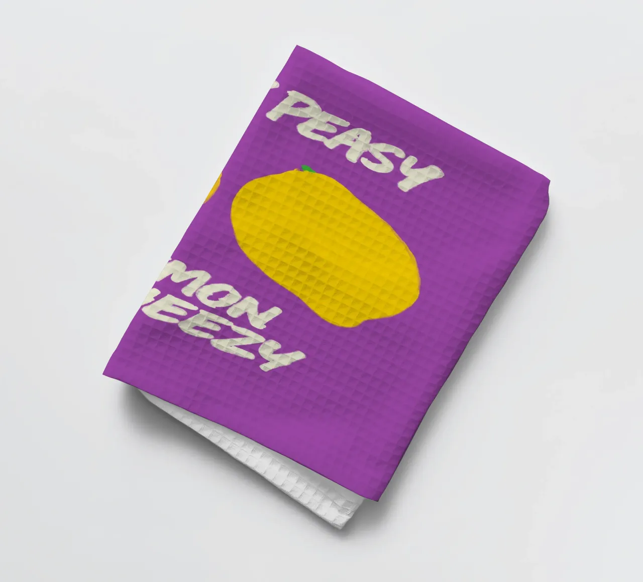 Purple Pop & Citrus Drop canovaccio da cucina da QuooodZ by MooodzArt