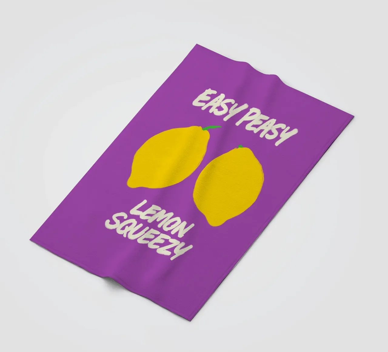 Purple Pop & Citrus Drop coperta in pile da QuooodZ by MooodzArt