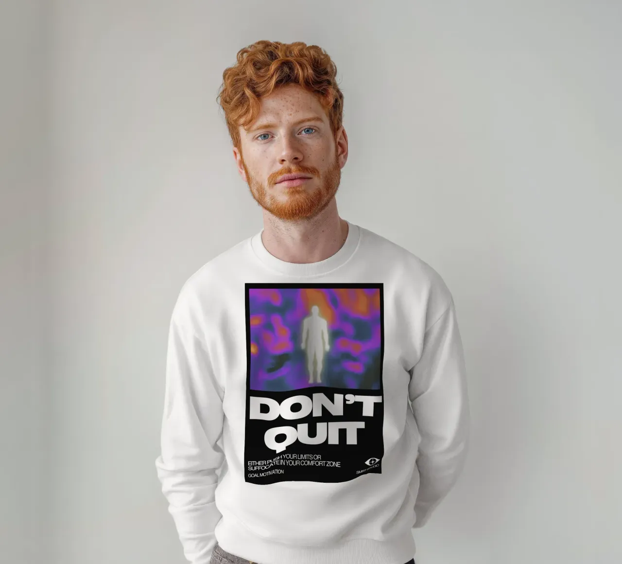DON‘T QUIT felpa da Einfach Uebel