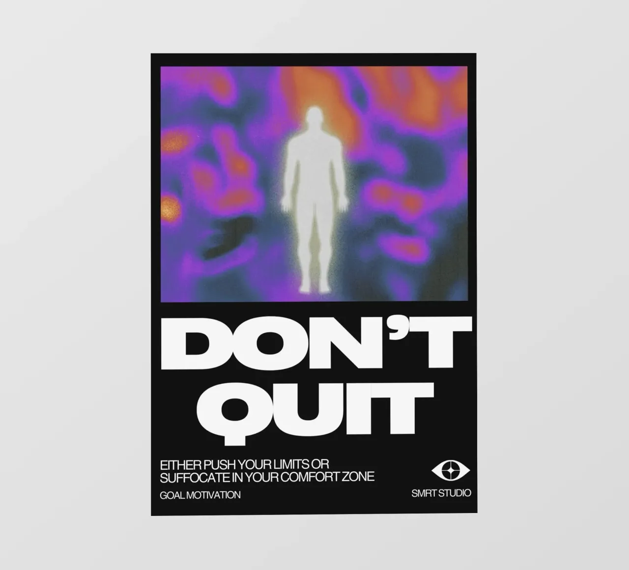 DON‘T QUIT telo in pvc da Einfach Uebel