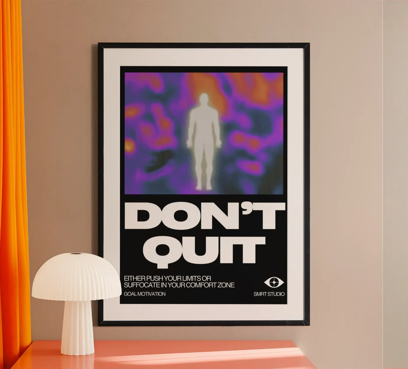 DON‘T QUIT poster da SMRT STUDIO