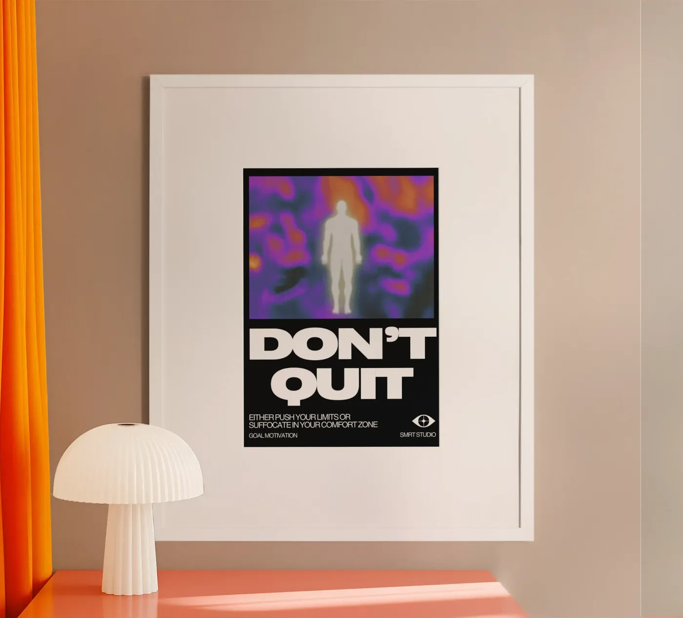 DON‘T QUIT poster da SMRT STUDIO