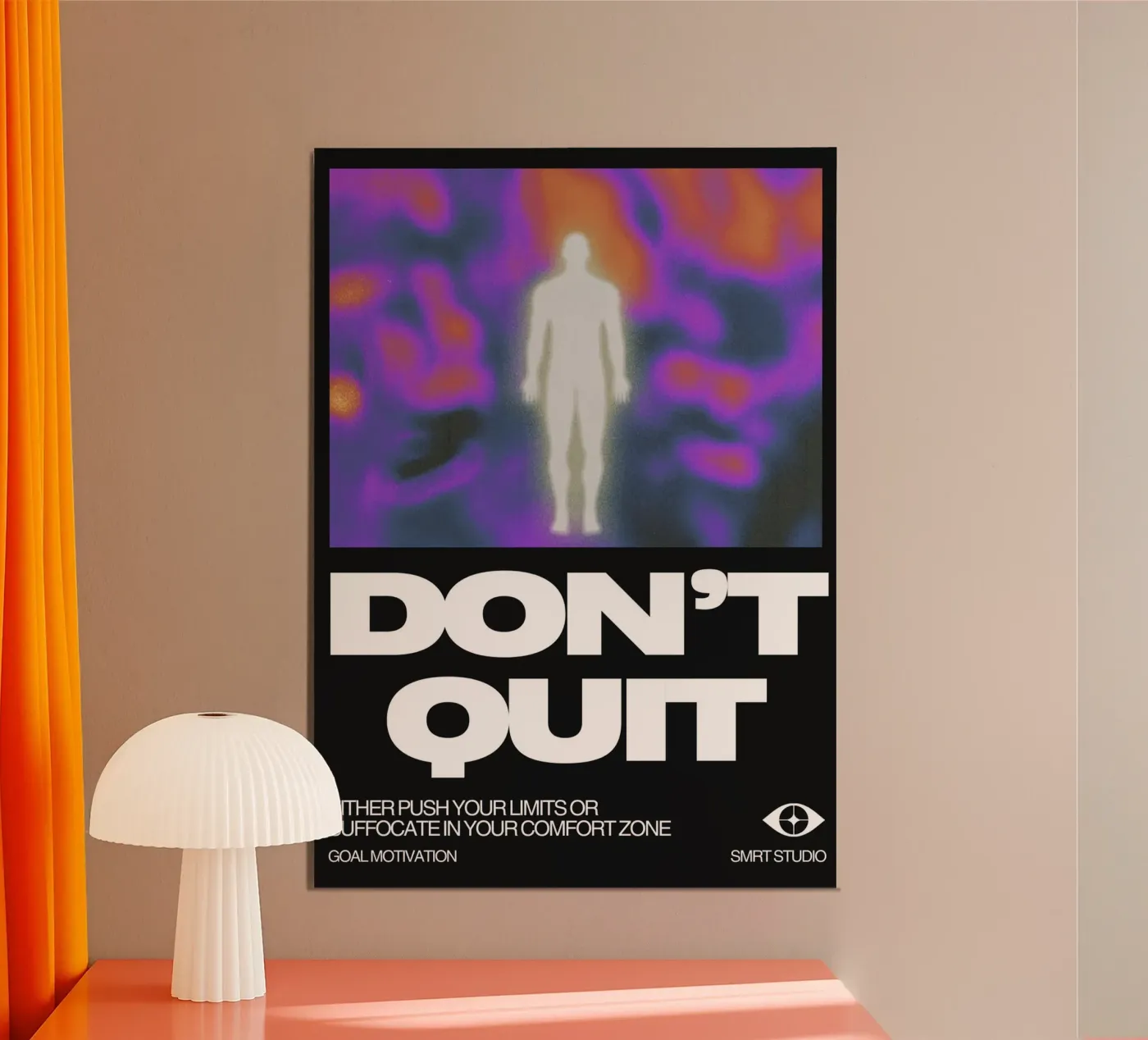 DON‘T QUIT poster da SMRT STUDIO