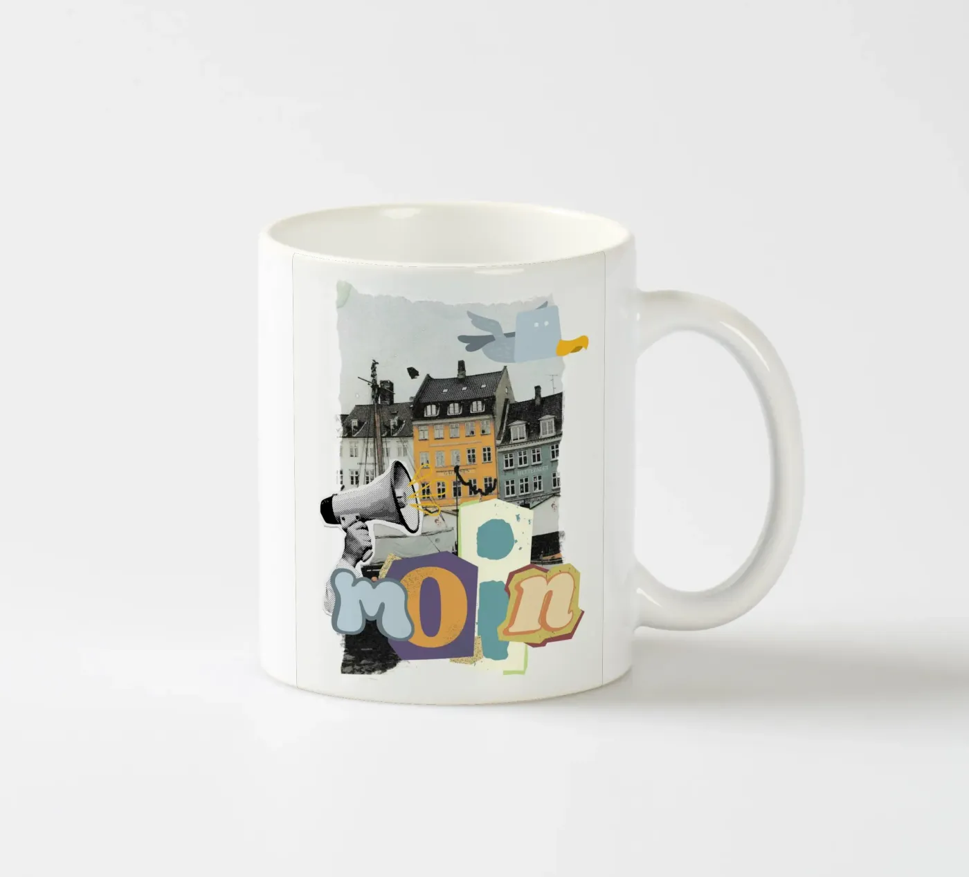 MOIN ceramic mug by SMRT STUDIO