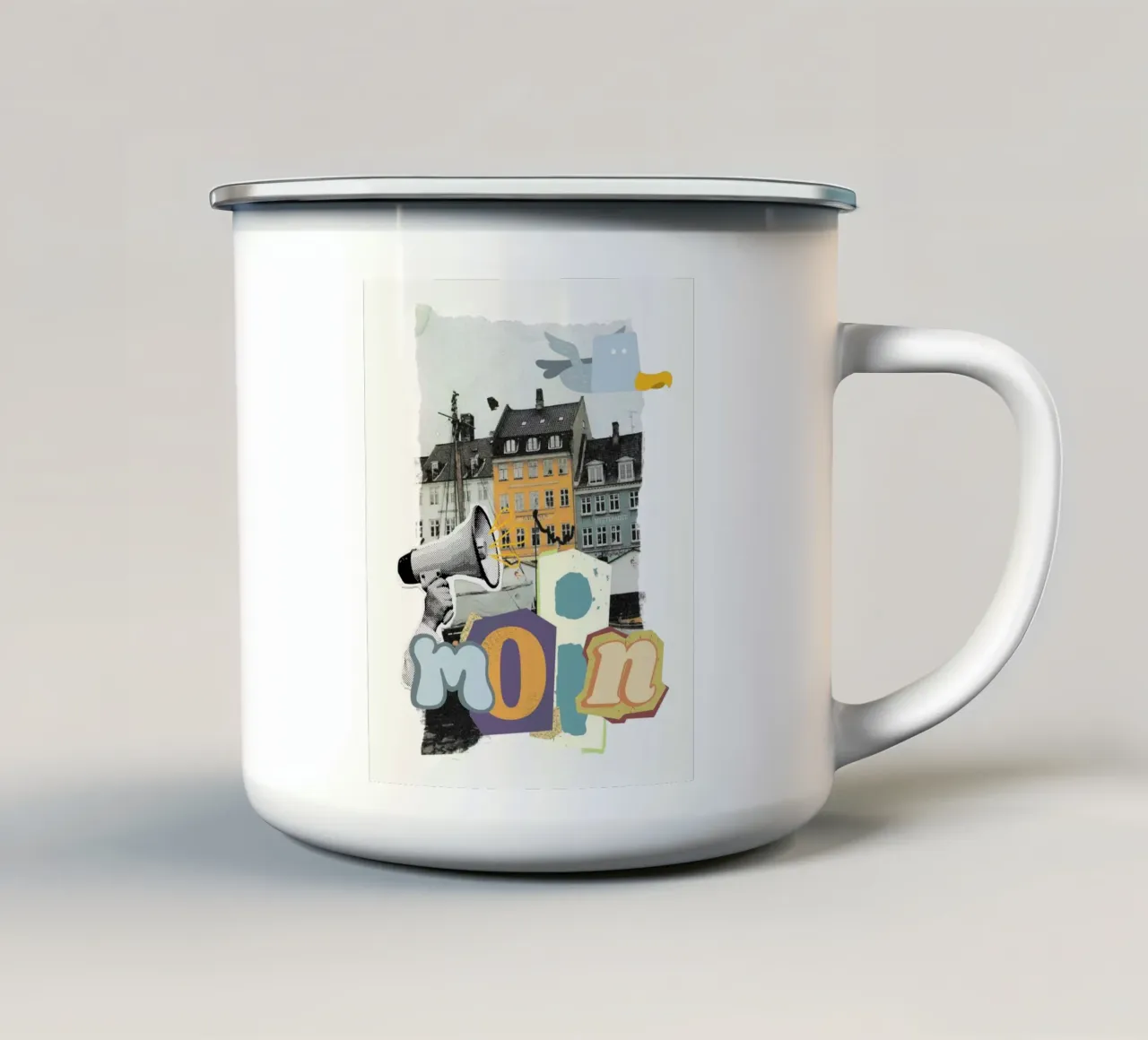 MOIN tazza in smalto da Einfach Uebel