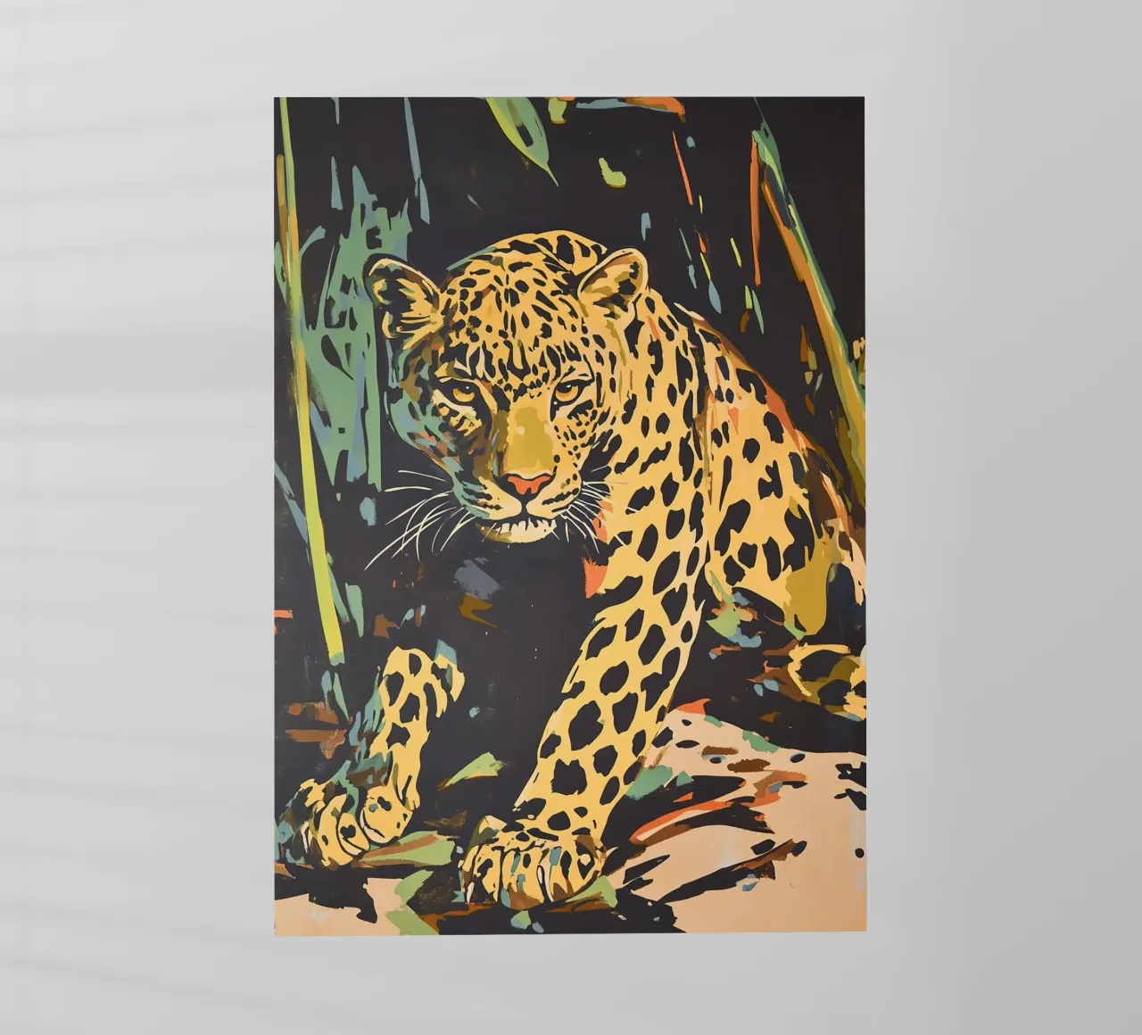 Leopardo - Re maculato pellicola backlit da Nikis Art Studio