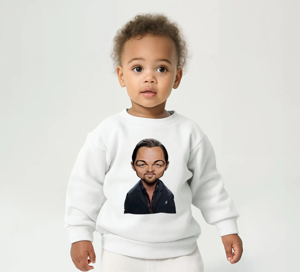 Leonardo Di Caprio felpa neonato da Rob Art | Illustration