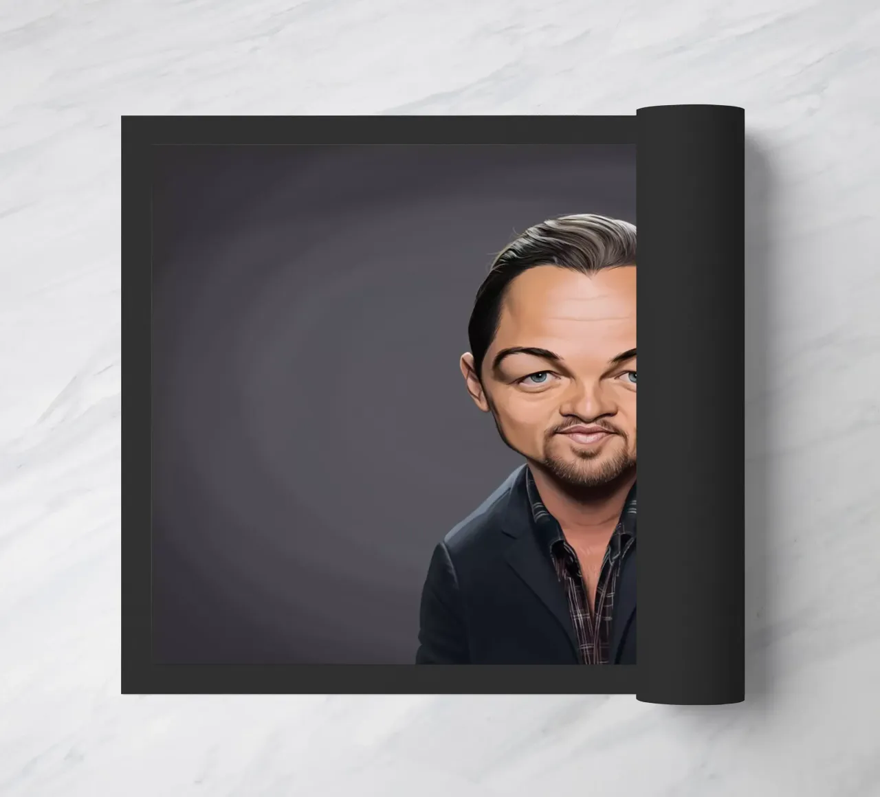 Leonardo Di Caprio zerbino da Rob Art | Illustration