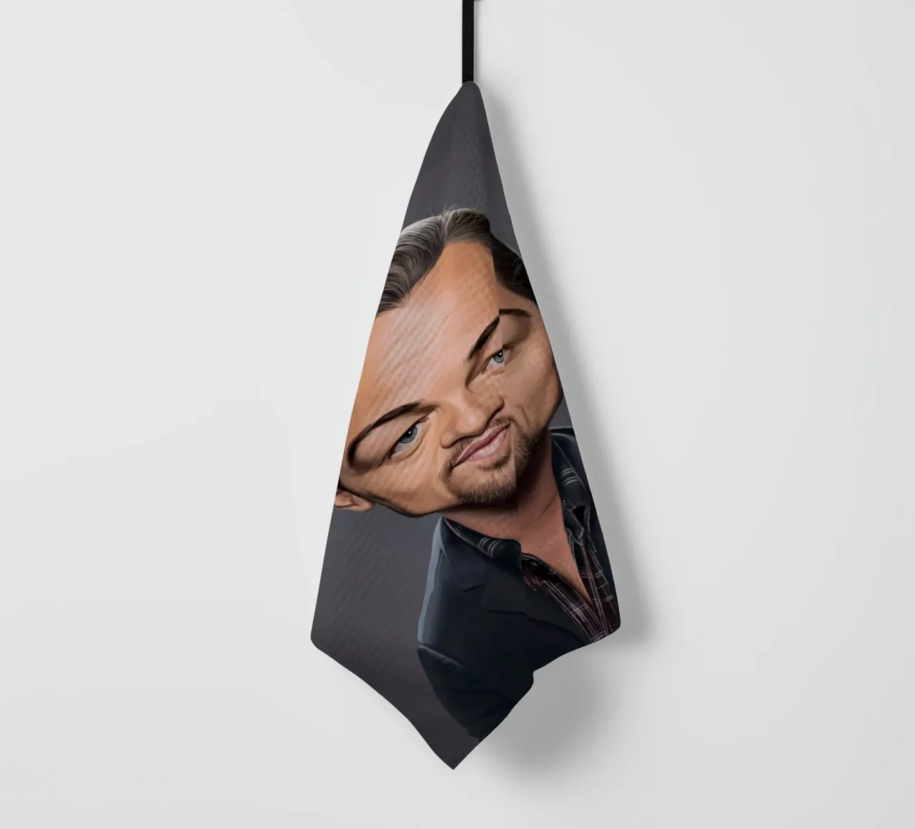 Leonardo Di Caprio canovaccio da cucina da Rob Art | Illustration