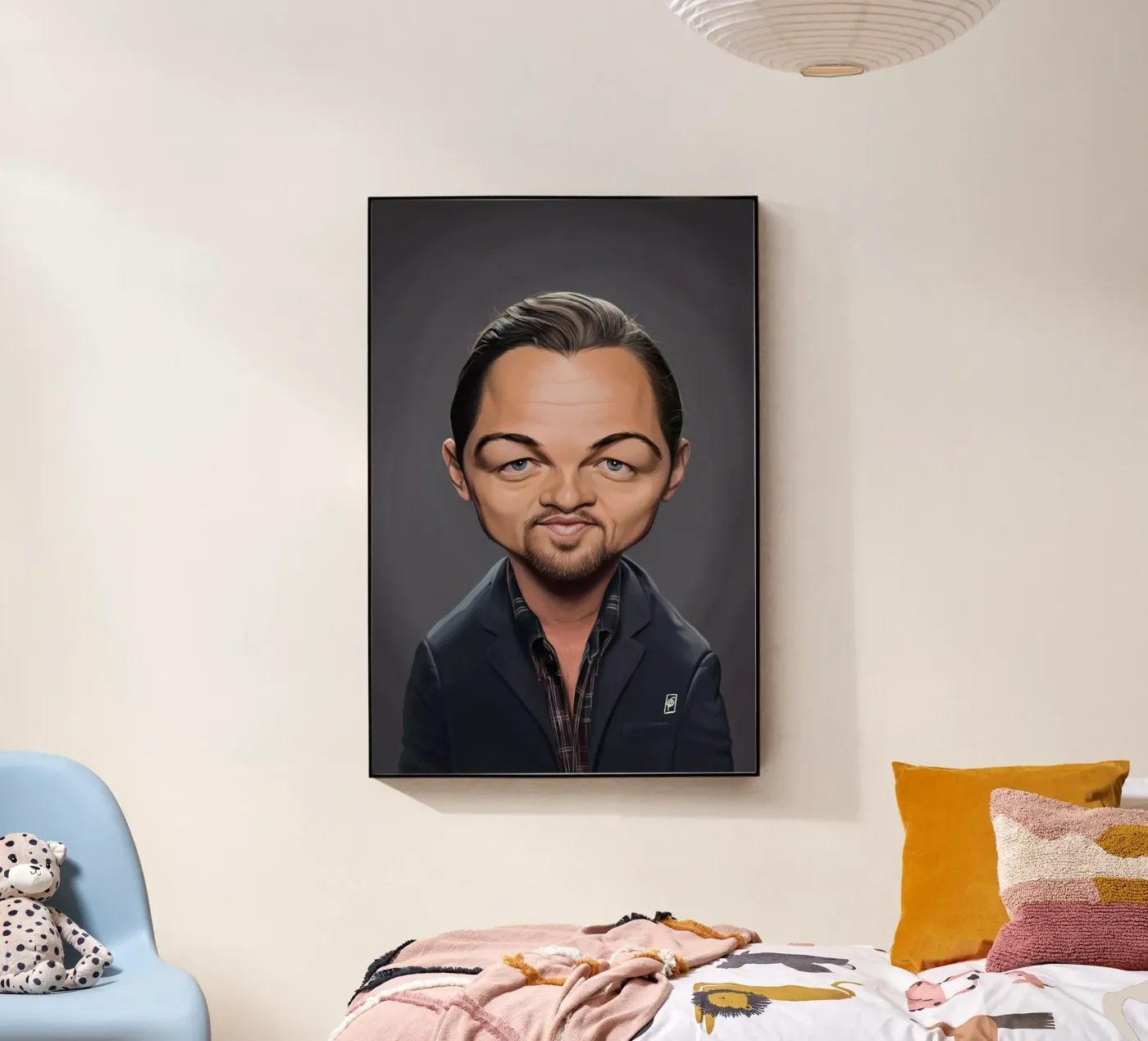 Leonardo Di Caprio plexiglass da Rob Art | Illustration