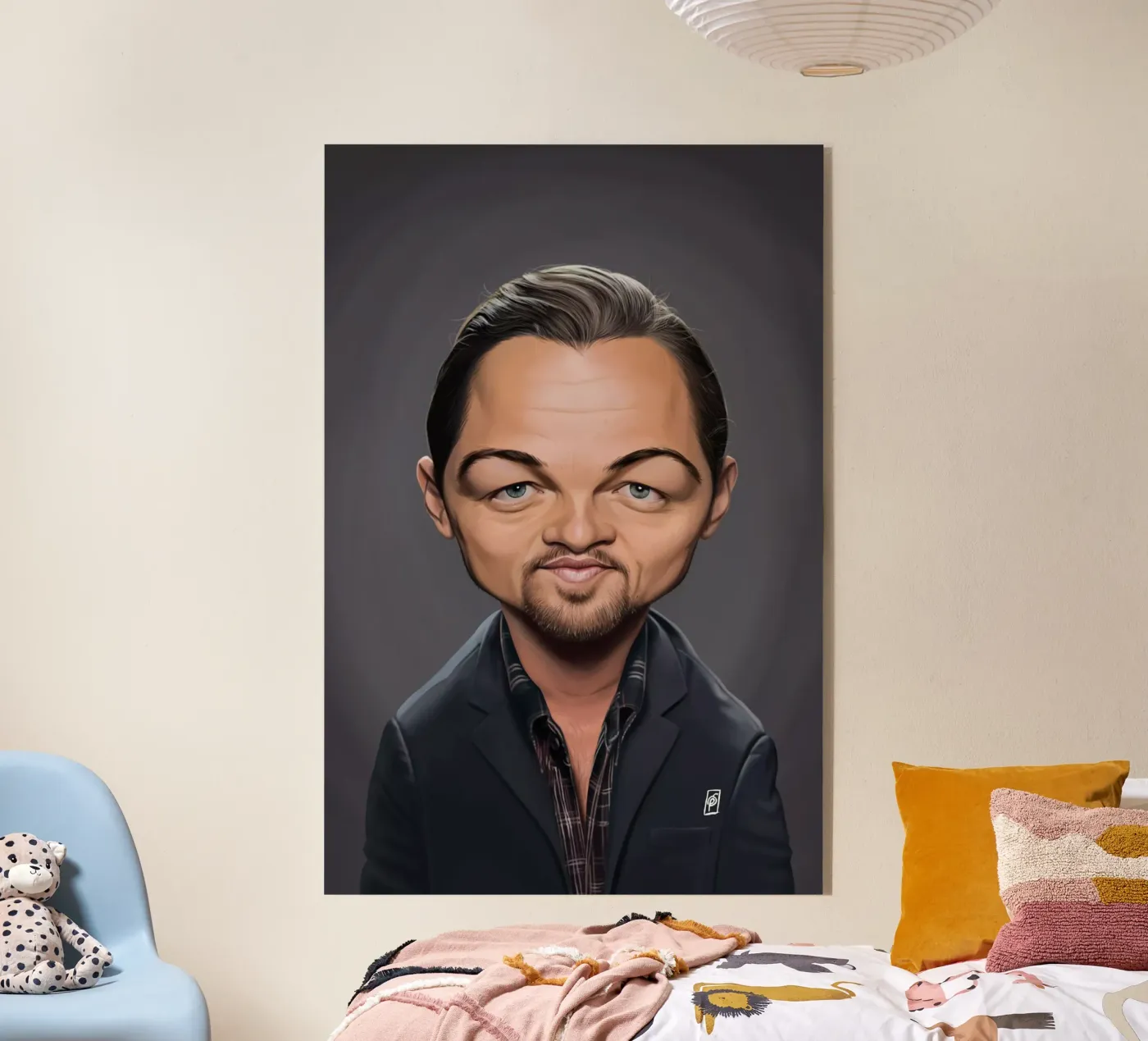 Leonardo Di Caprio plexiglass da Rob Art | Illustration