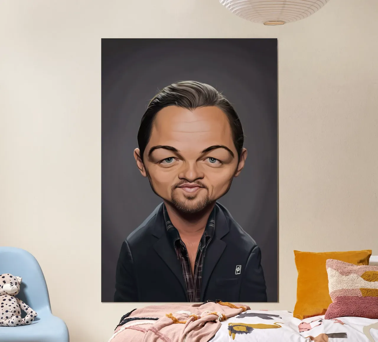 Leonardo Di Caprio carta hahnemühle da Rob Art | Illustration