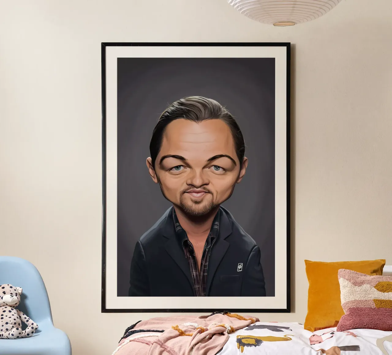Leonardo Di Caprio carta hahnemühle da Rob Art | Illustration