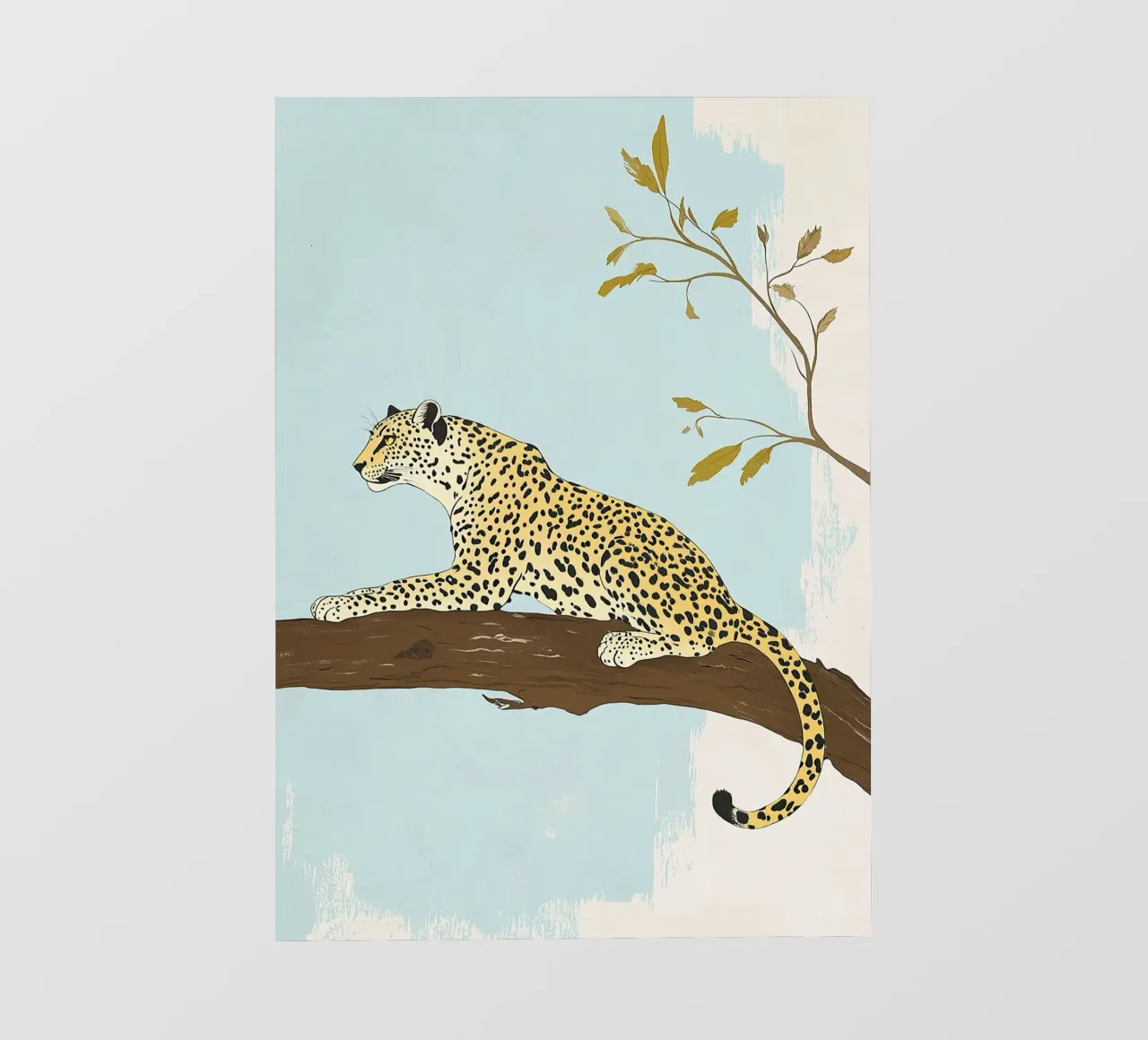 Leopard pellicola backlit da Nikis Art Studio