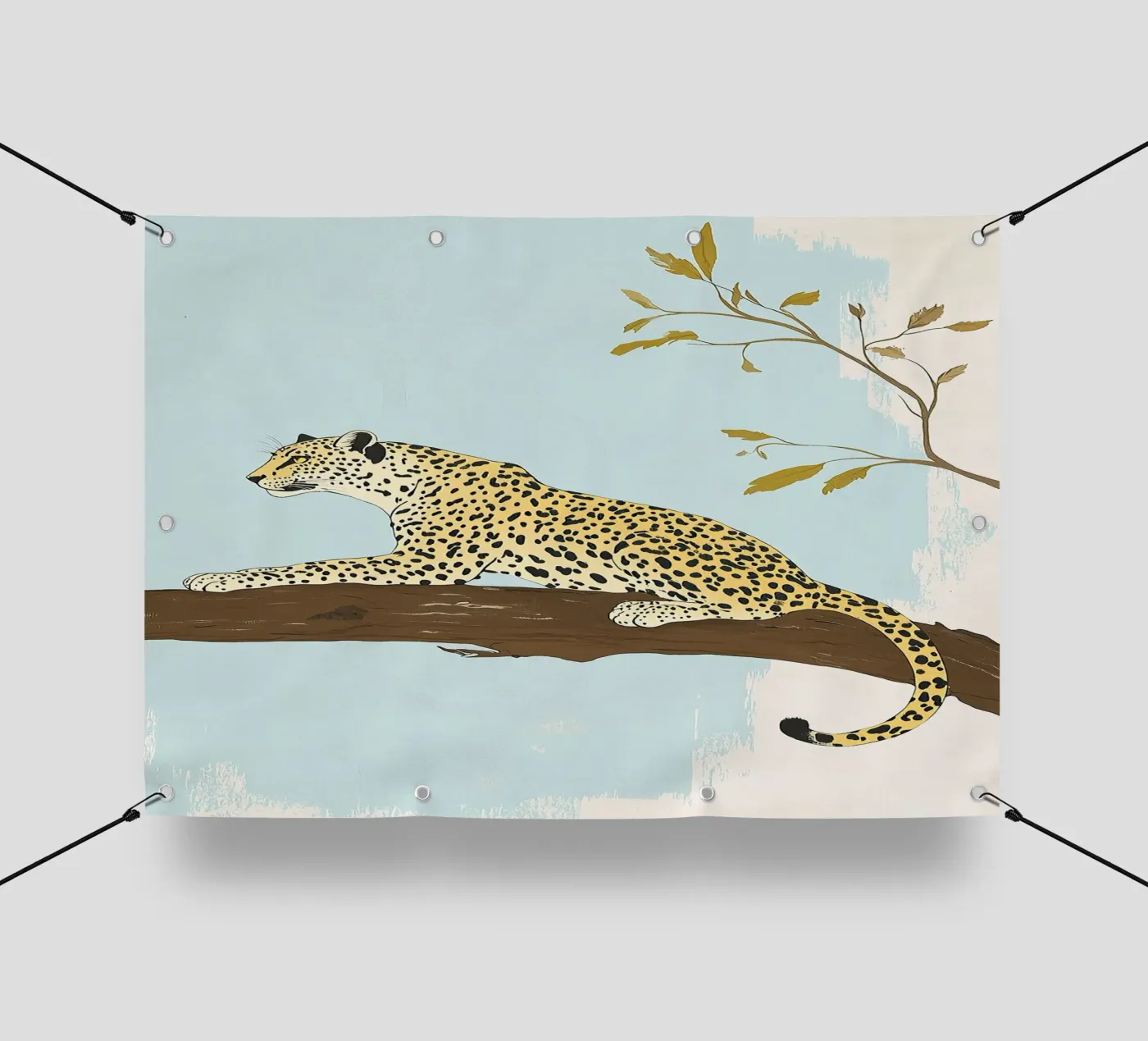 Leopard telo in pvc da Nikis Art Studio