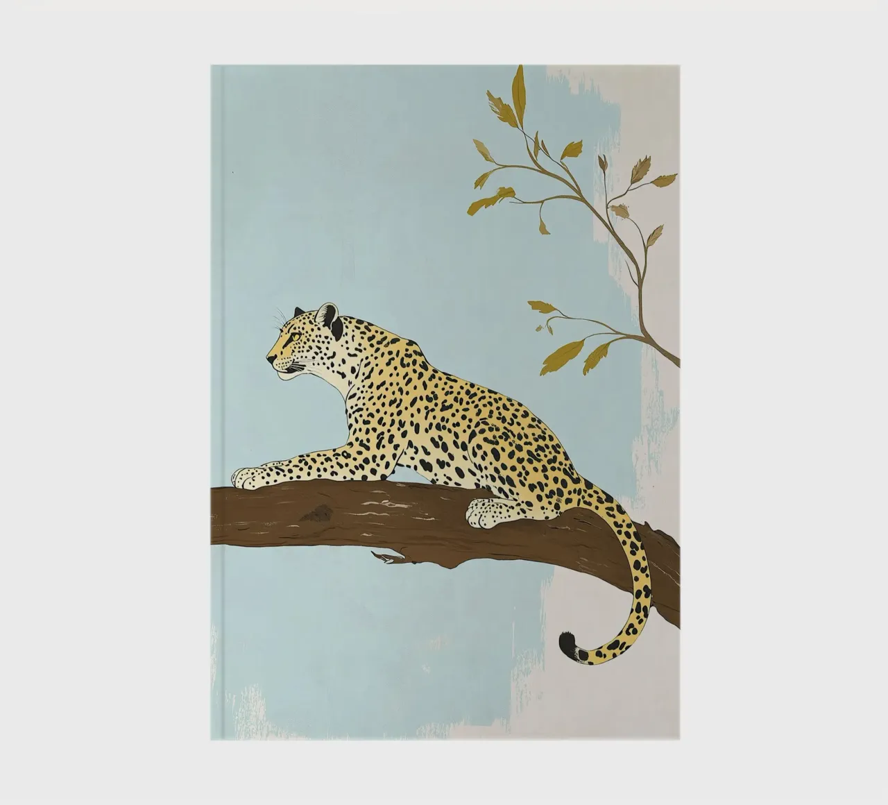 Leopard notebook by Nikis Art Studio