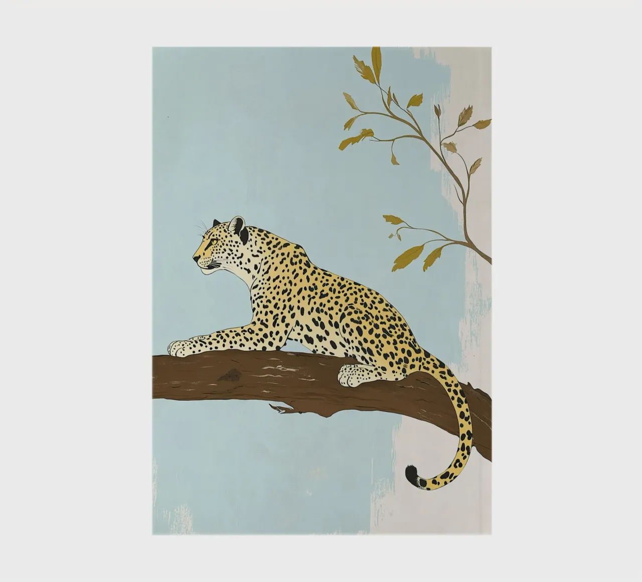 Leopard notebook by Nikis Art Studio