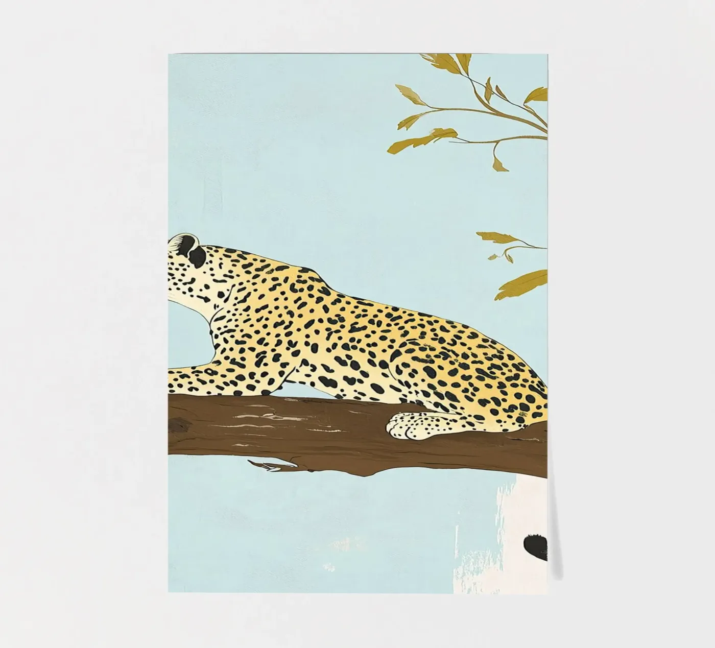 Leopard Stickerbogen von Nikis Art Studio