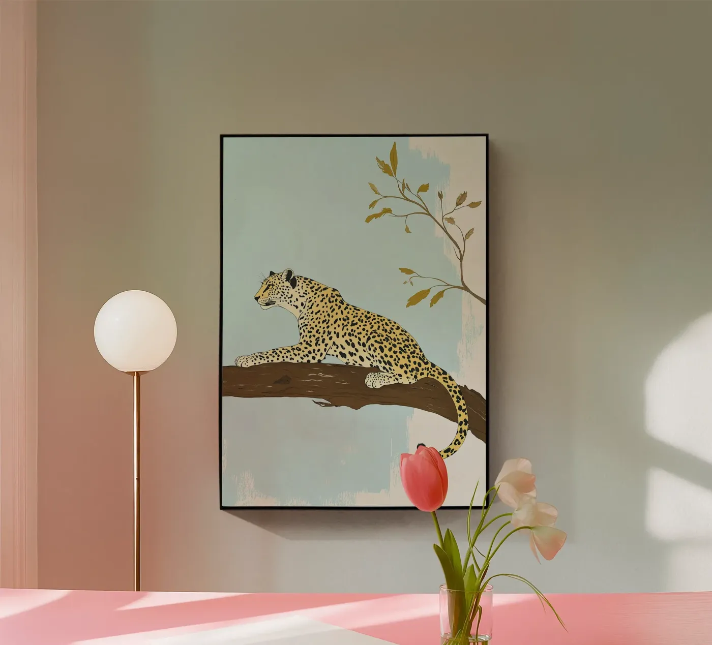 Leopardo plexiglass da Nikis Art Studio