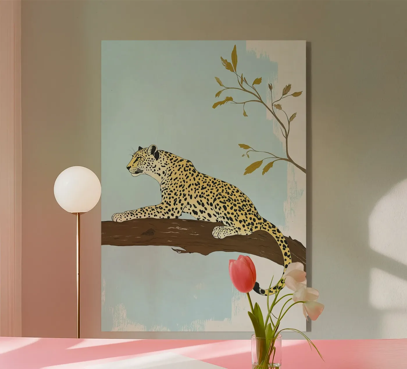 Leopardo plexiglass da Nikis Art Studio