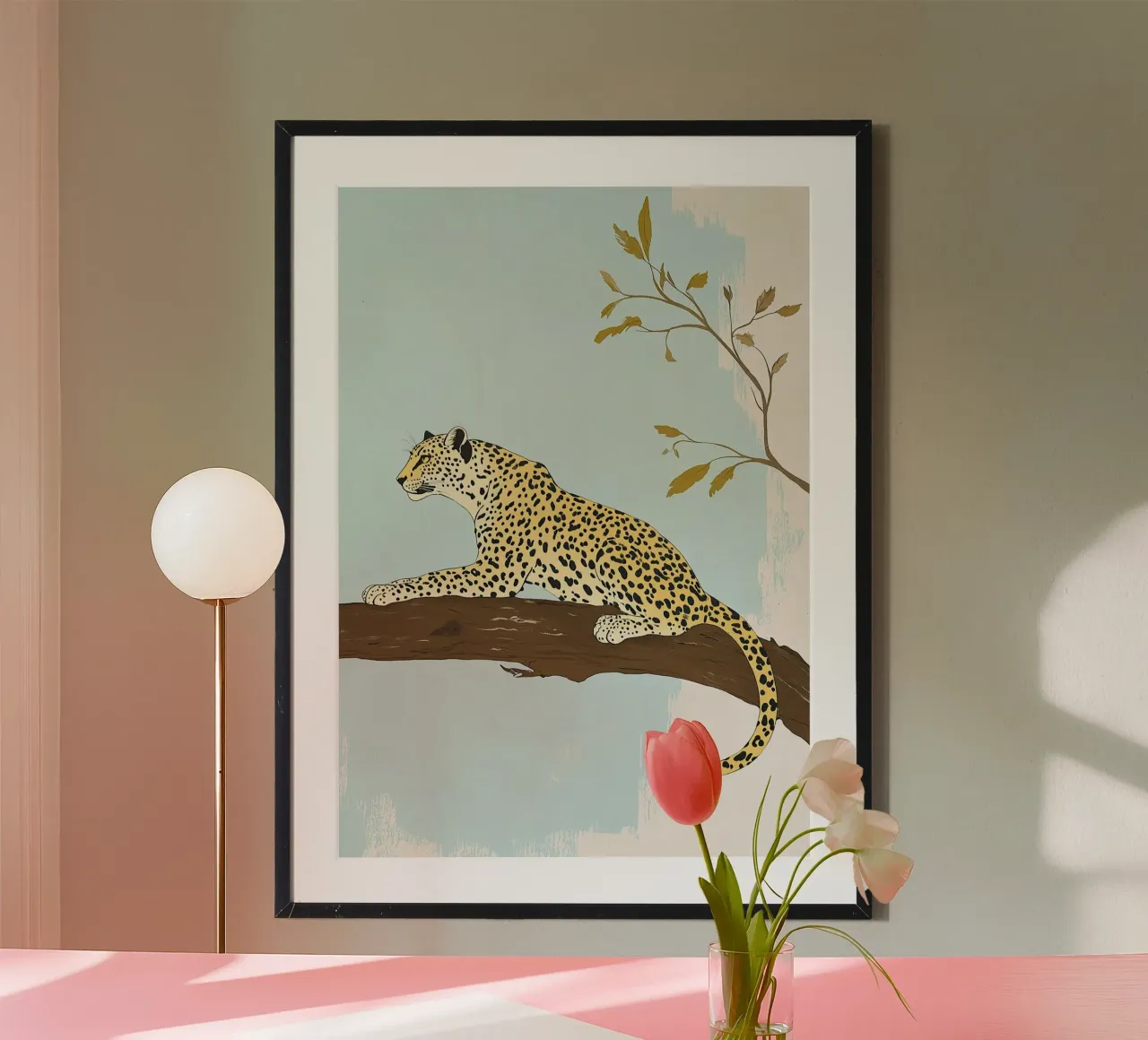 Leopardo poster da Nikis Art Studio
