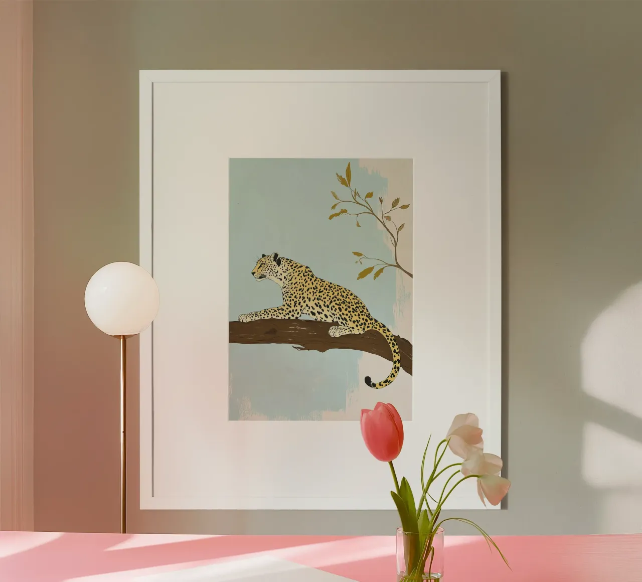 Leopardo carta hahnemühle da Nikis Art Studio