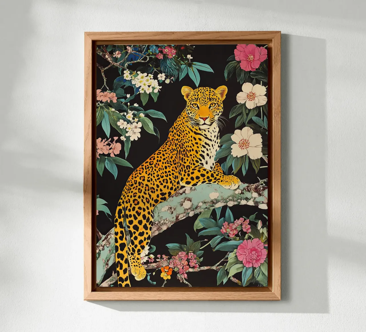 Leopardo "Sguardo d'oro alluminio dibond da Nikis Art Studio