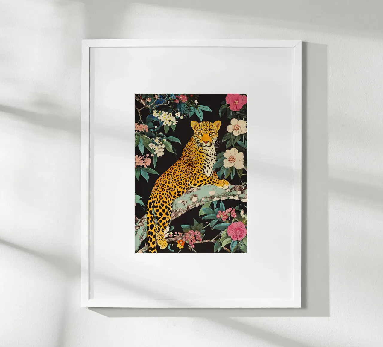 Leopardo "Sguardo d'oro poster da Nikis Art Studio