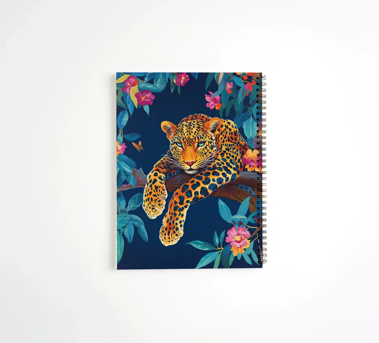Leopard "Verborgenes Feuer" Ringbuch von ArtByNiki