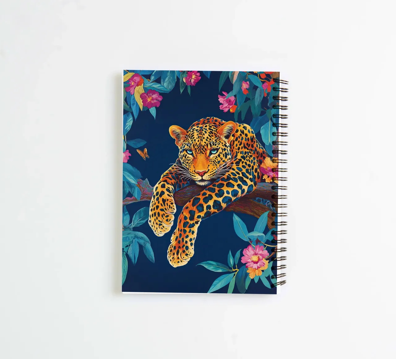 Leopard "Verborgenes Feuer" Ringbuch von ArtByNiki