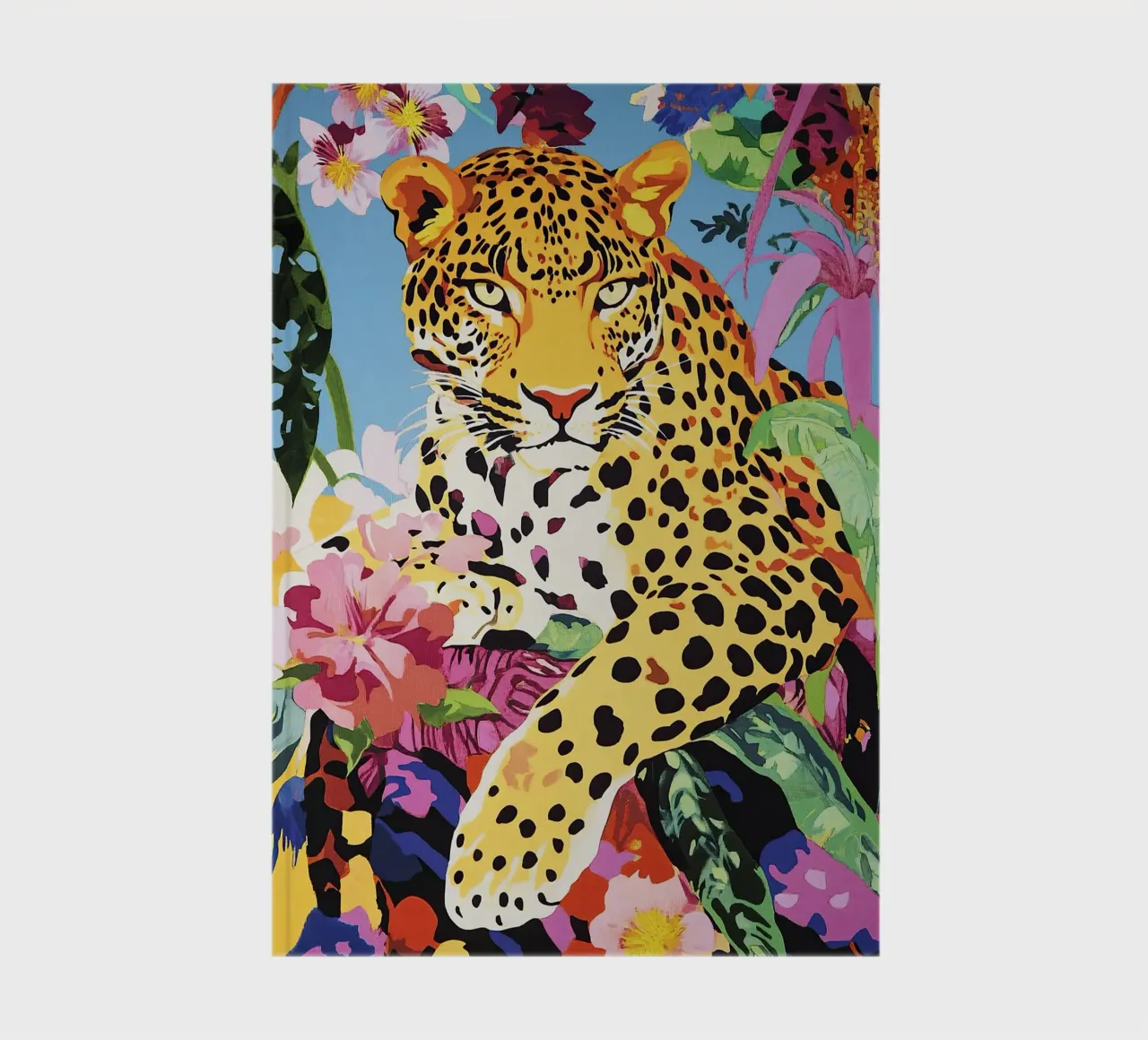 Leopard "Soul of the forest" notebook by Nikis Art Studio