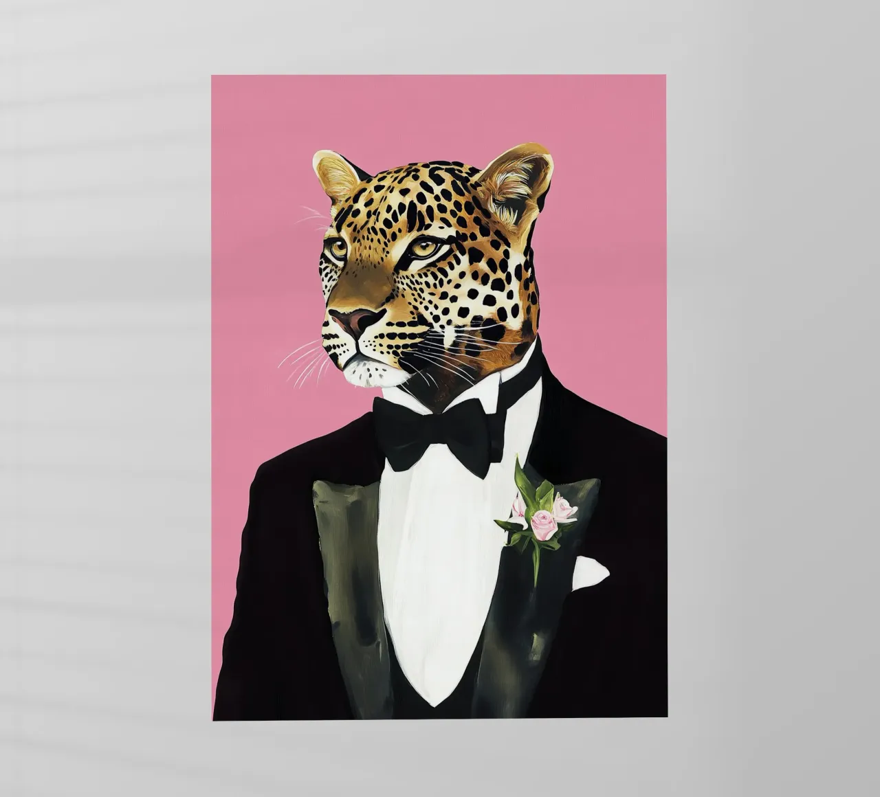 Leopardo "Grazia mistica pellicola backlit da Nikis Art Studio