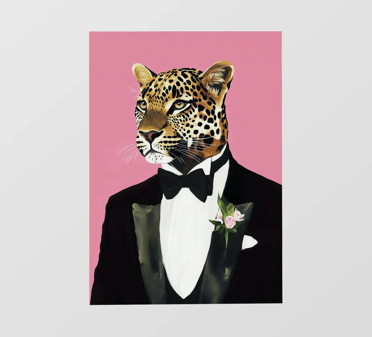Leopardo "Grazia mistica telo in pvc da Nikis Art Studio