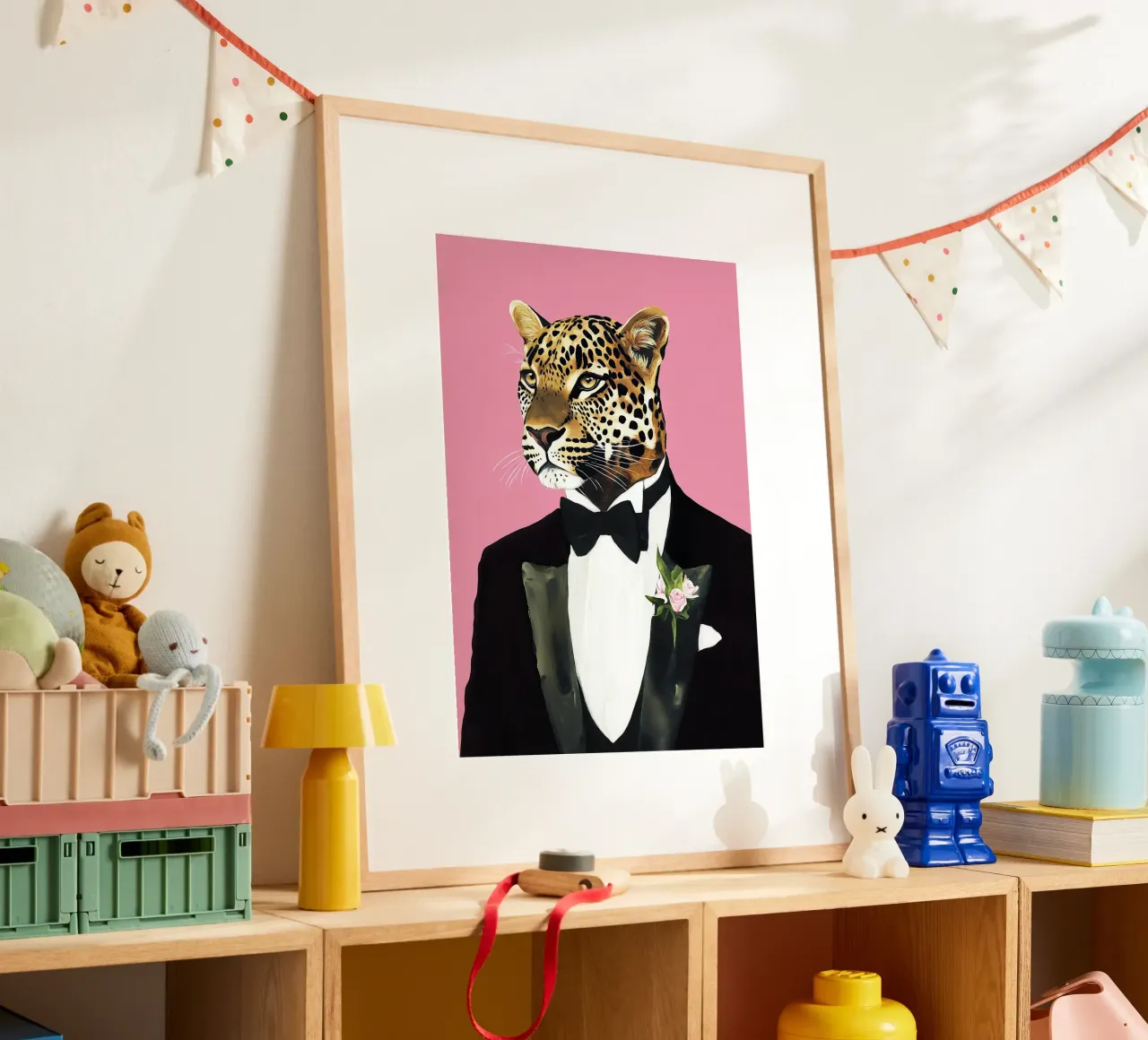 Leopardo "Grazia mistica carta hahnemühle da Nikis Art Studio
