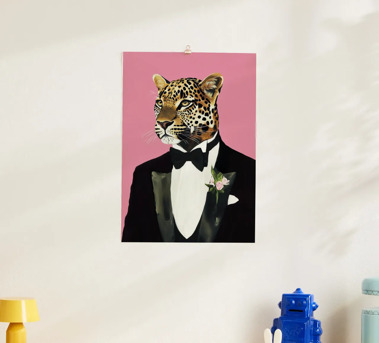 Leopardo "Grazia mistica carta hahnemühle da Nikis Art Studio