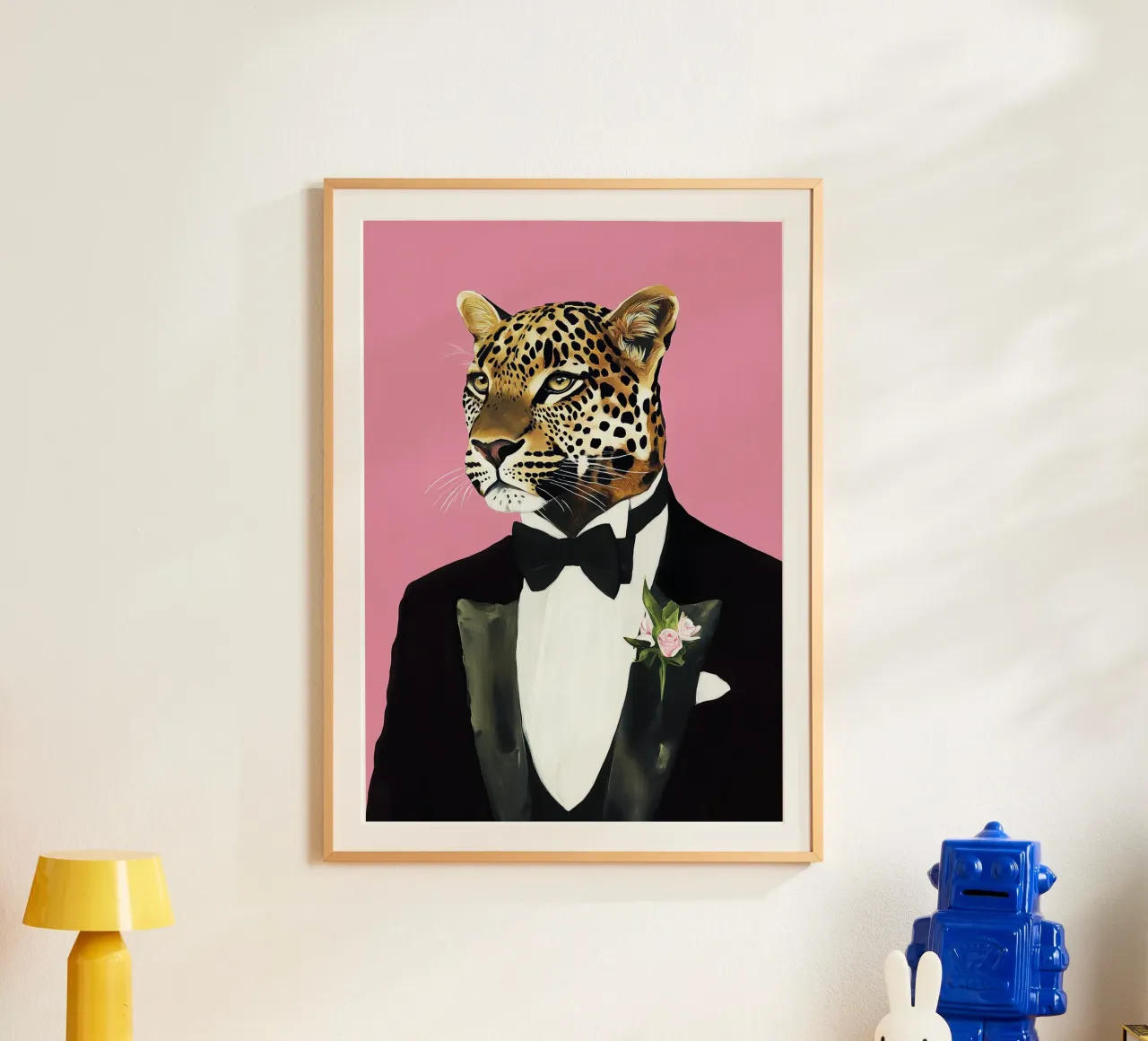 Leopardo "Grazia mistica carta hahnemühle da Nikis Art Studio