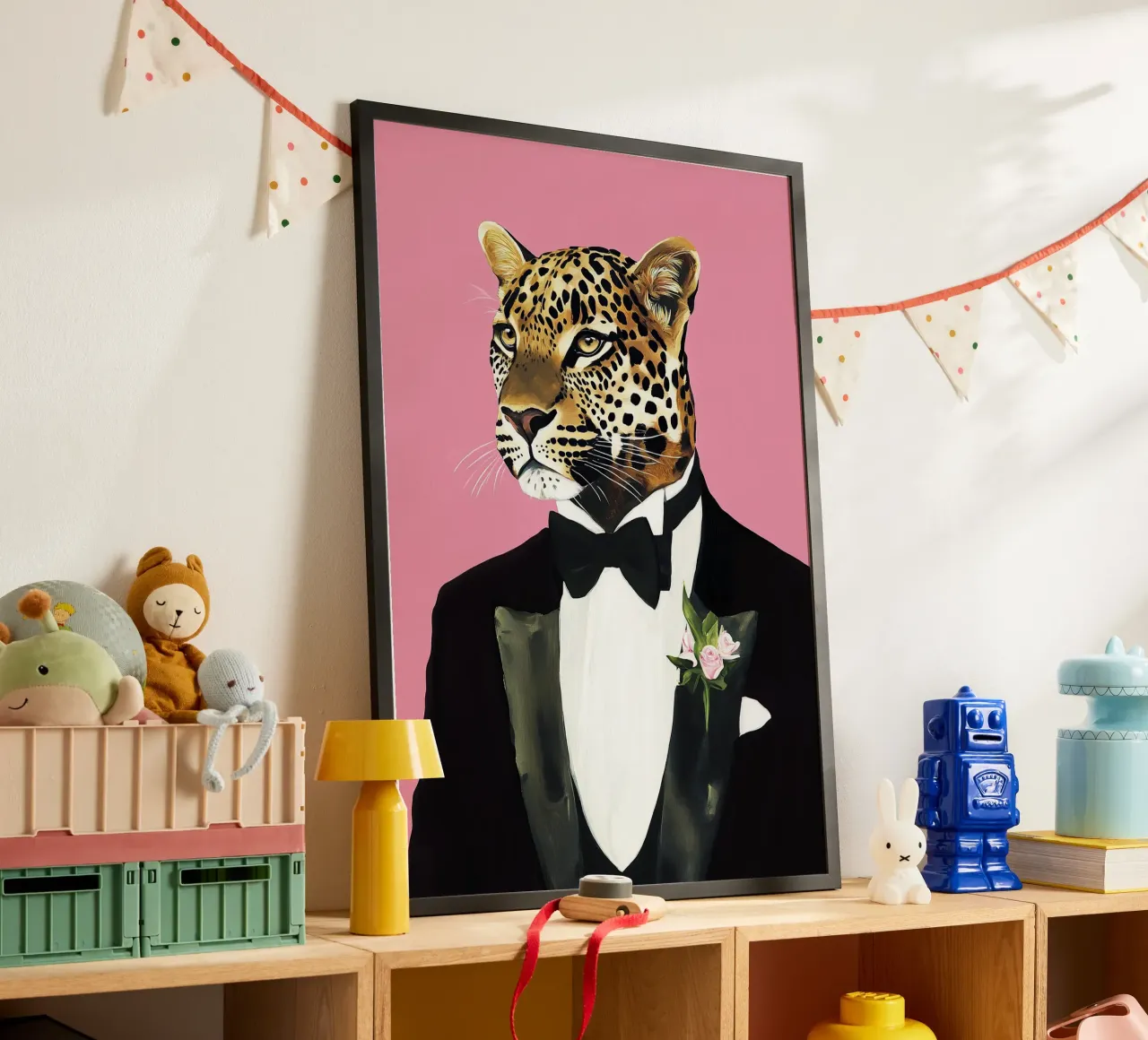 Leopardo "Grazia mistica carta hahnemühle da Nikis Art Studio