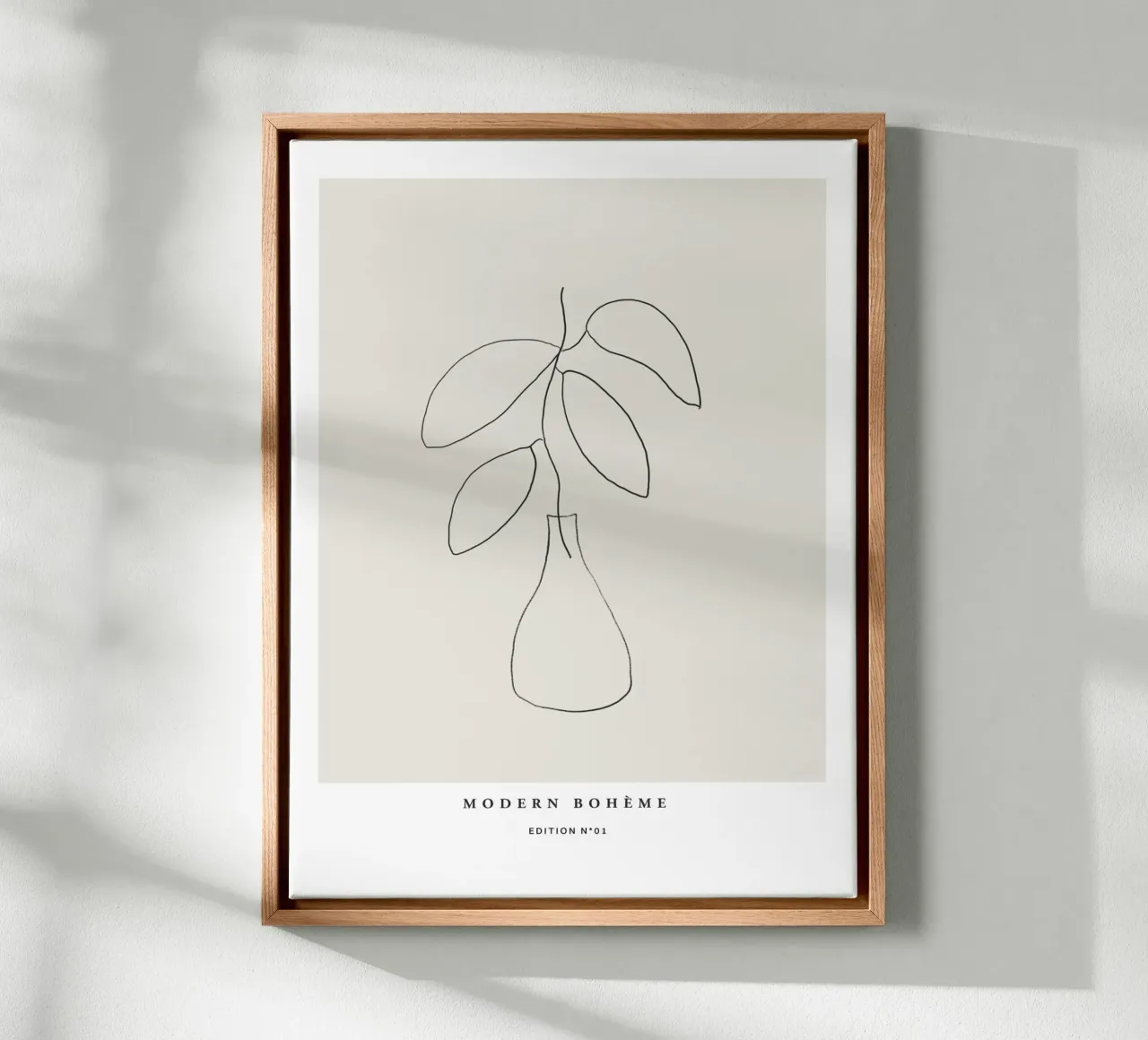 Art Bohemian No 35 tela con Cornice a cassetta da treechild