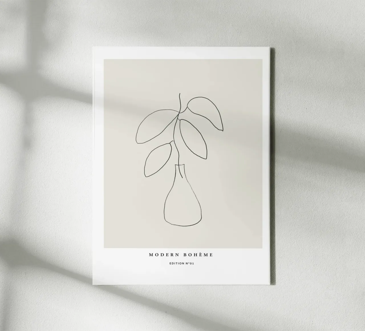 Art Bohemian No 35 tela con Cornice a cassetta da treechild