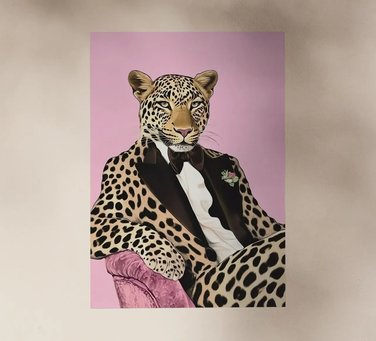 Leopardo pellicola backlit da Nikis Art Studio