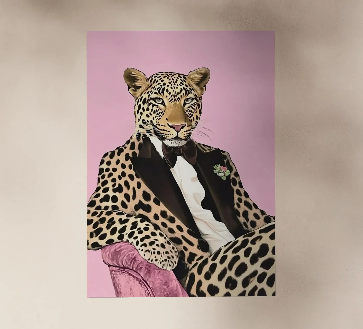 Leopardo pellicola backlit da Nikis Art Studio