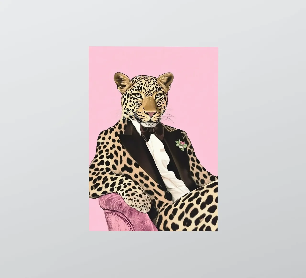 Leopard sticker by Nikis Art Studio